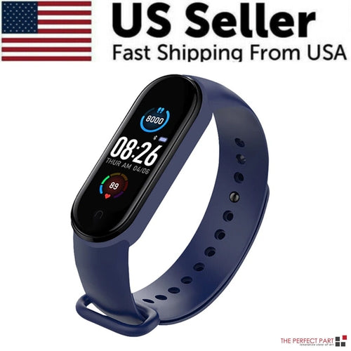 M4 Smart Watch Band Blood Pressure Bracelet Wristband Fitness Tracker